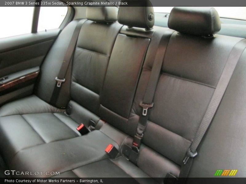 Rear Seat of 2007 3 Series 335xi Sedan