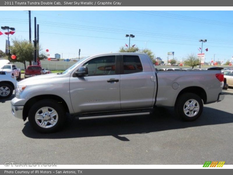 Silver Sky Metallic / Graphite Gray 2011 Toyota Tundra Double Cab