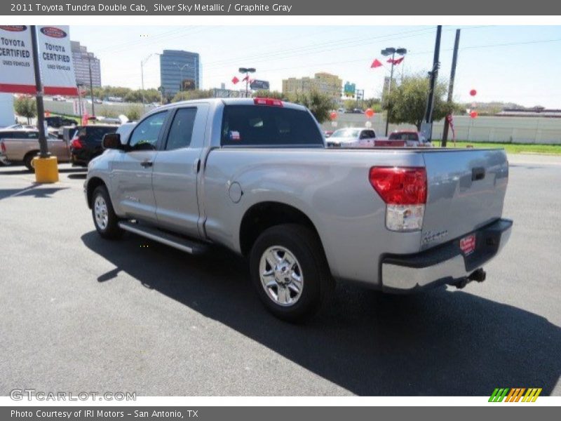 Silver Sky Metallic / Graphite Gray 2011 Toyota Tundra Double Cab