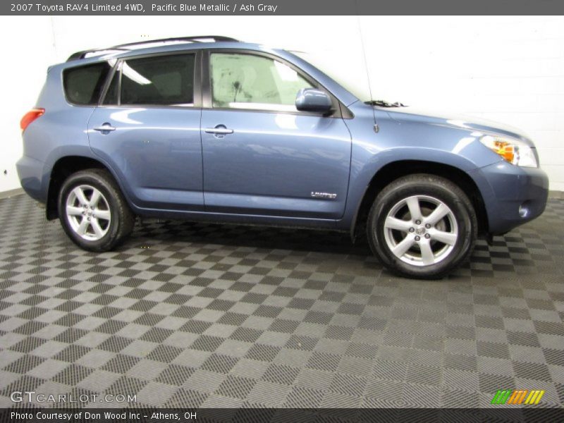 Pacific Blue Metallic / Ash Gray 2007 Toyota RAV4 Limited 4WD