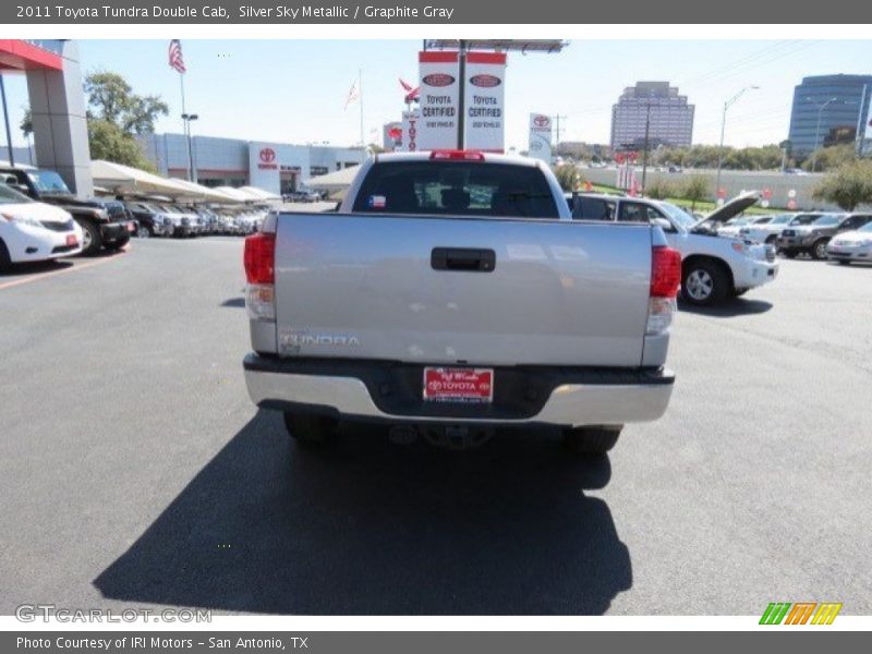 Silver Sky Metallic / Graphite Gray 2011 Toyota Tundra Double Cab
