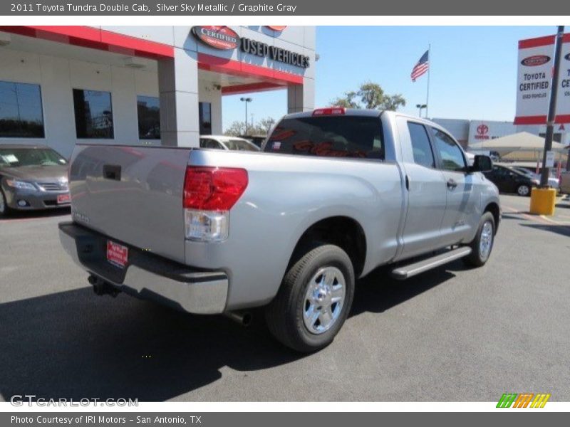 Silver Sky Metallic / Graphite Gray 2011 Toyota Tundra Double Cab
