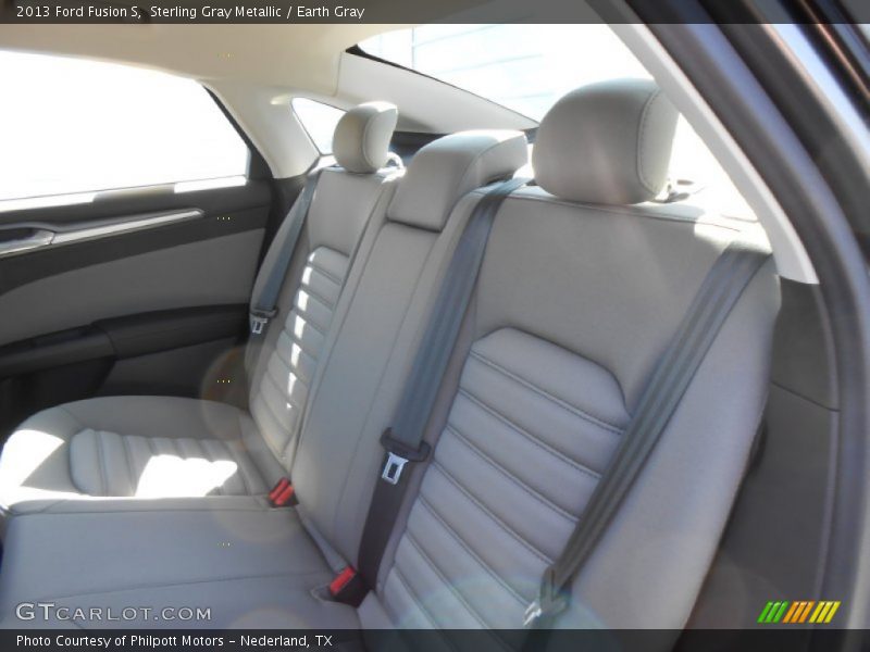 Sterling Gray Metallic / Earth Gray 2013 Ford Fusion S