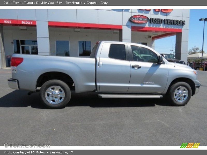 Silver Sky Metallic / Graphite Gray 2011 Toyota Tundra Double Cab