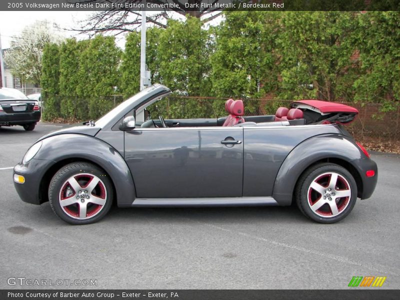 Dark Flint Metallic / Bordeaux Red 2005 Volkswagen New Beetle Dark Flint Edition Convertible