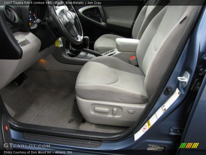 Pacific Blue Metallic / Ash Gray 2007 Toyota RAV4 Limited 4WD