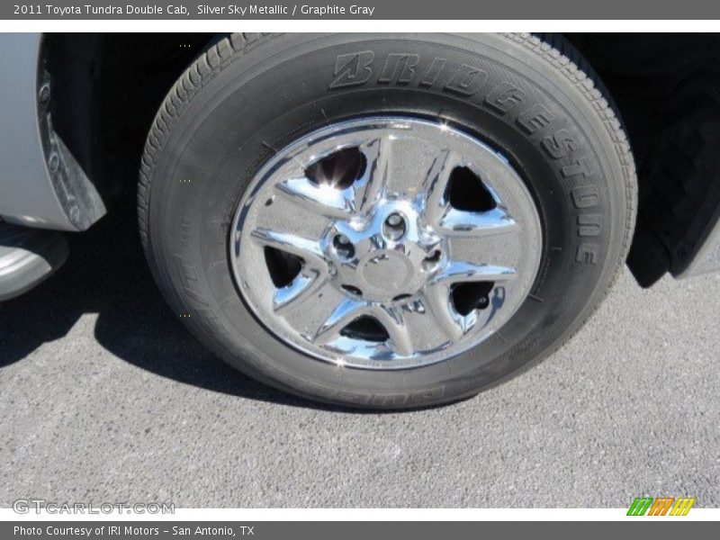 Silver Sky Metallic / Graphite Gray 2011 Toyota Tundra Double Cab