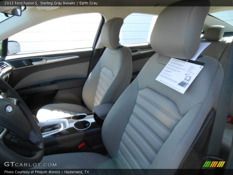 Sterling Gray Metallic / Earth Gray 2013 Ford Fusion S
