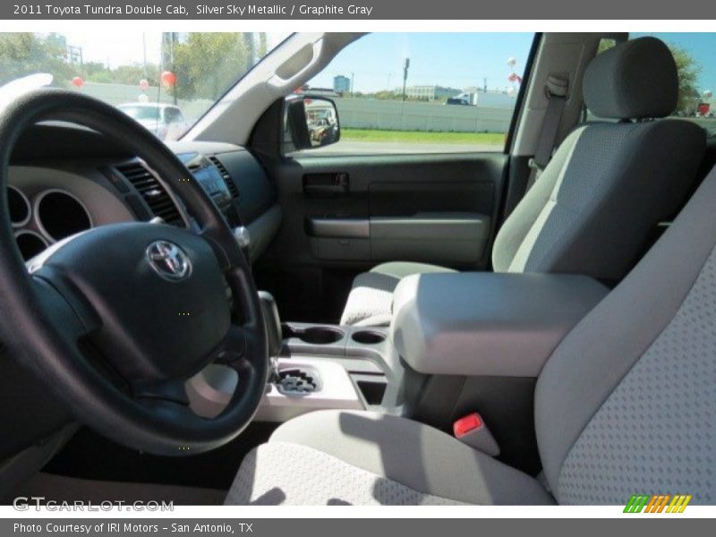 Silver Sky Metallic / Graphite Gray 2011 Toyota Tundra Double Cab