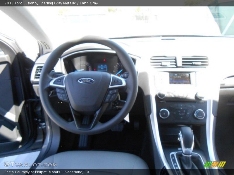 Sterling Gray Metallic / Earth Gray 2013 Ford Fusion S