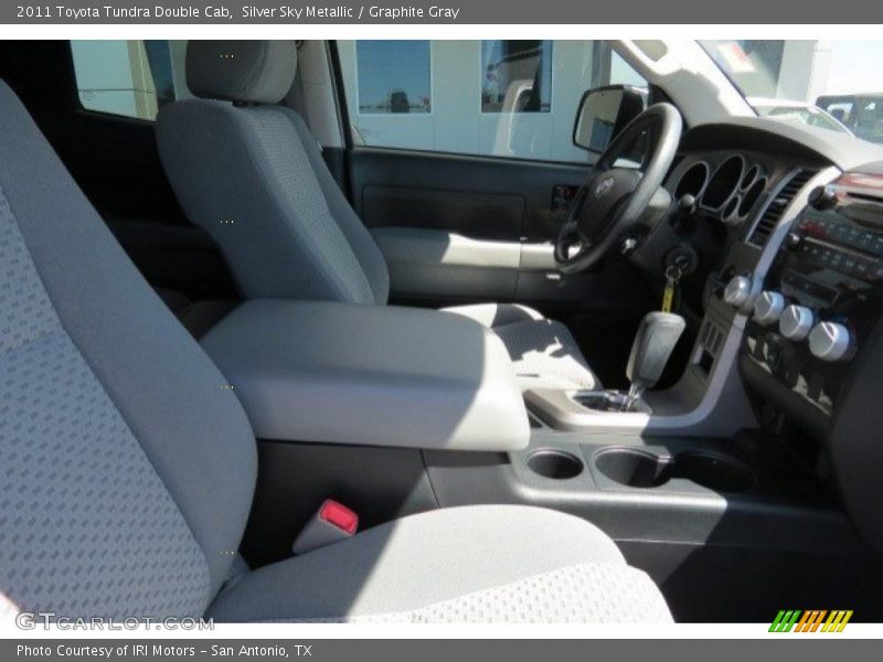 Silver Sky Metallic / Graphite Gray 2011 Toyota Tundra Double Cab