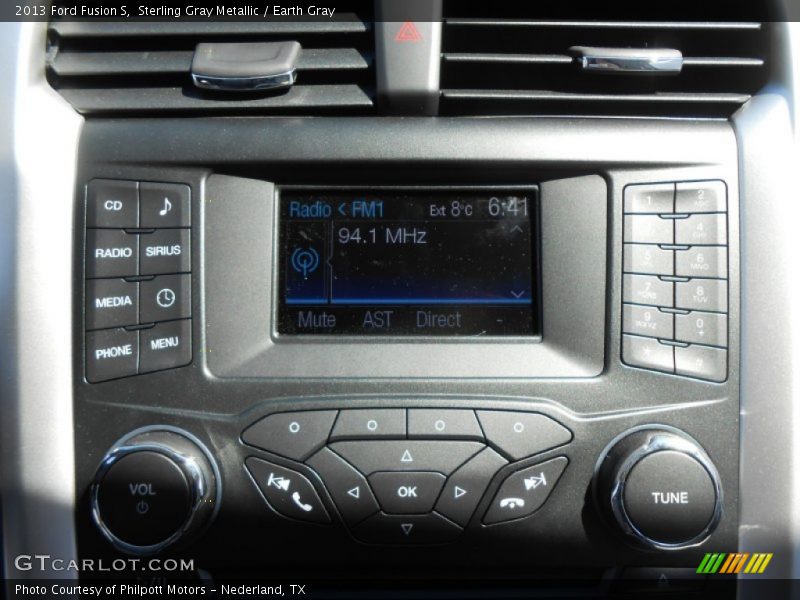 Sterling Gray Metallic / Earth Gray 2013 Ford Fusion S