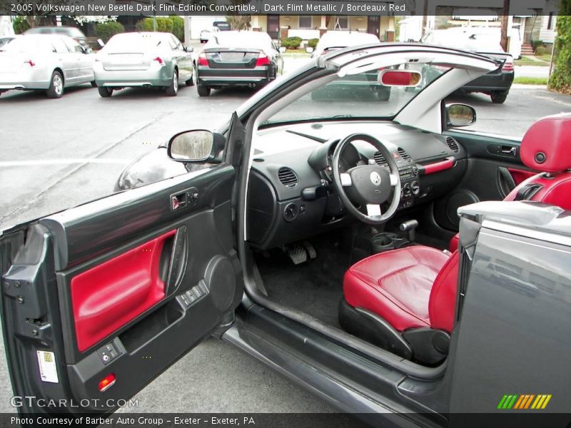 Dark Flint Metallic / Bordeaux Red 2005 Volkswagen New Beetle Dark Flint Edition Convertible