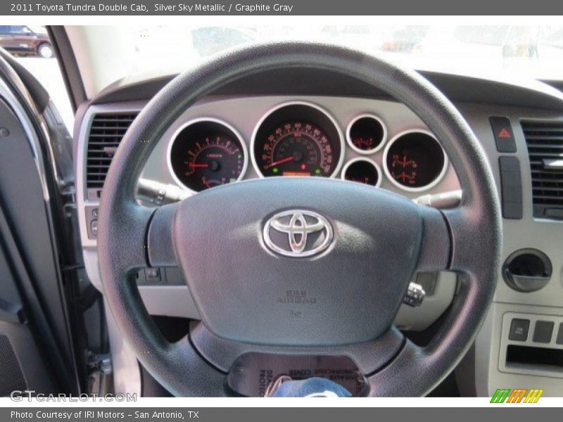 Silver Sky Metallic / Graphite Gray 2011 Toyota Tundra Double Cab