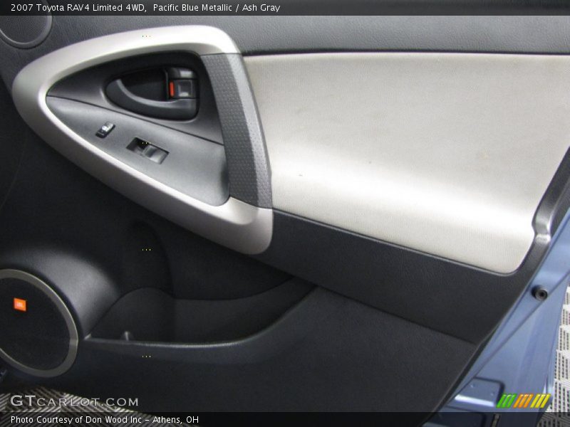 Pacific Blue Metallic / Ash Gray 2007 Toyota RAV4 Limited 4WD