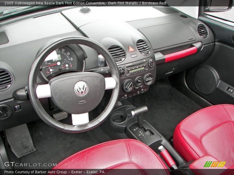 Dark Flint Metallic / Bordeaux Red 2005 Volkswagen New Beetle Dark Flint Edition Convertible