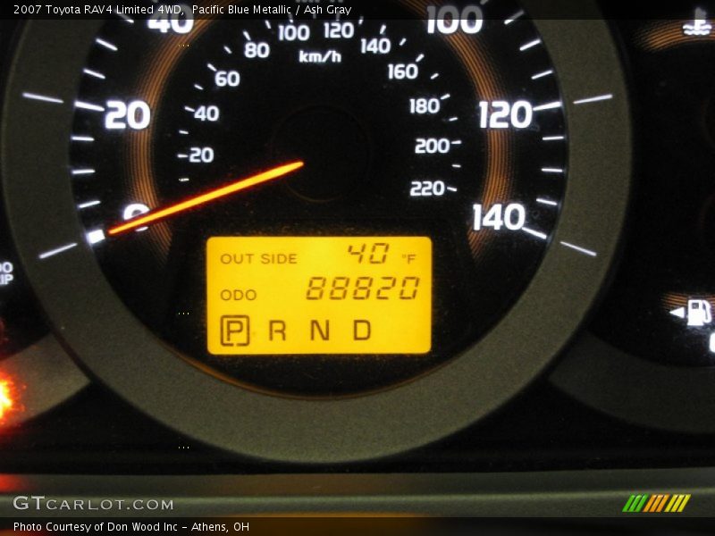 Pacific Blue Metallic / Ash Gray 2007 Toyota RAV4 Limited 4WD