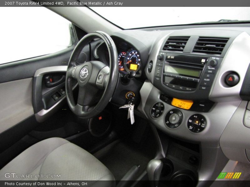 Pacific Blue Metallic / Ash Gray 2007 Toyota RAV4 Limited 4WD