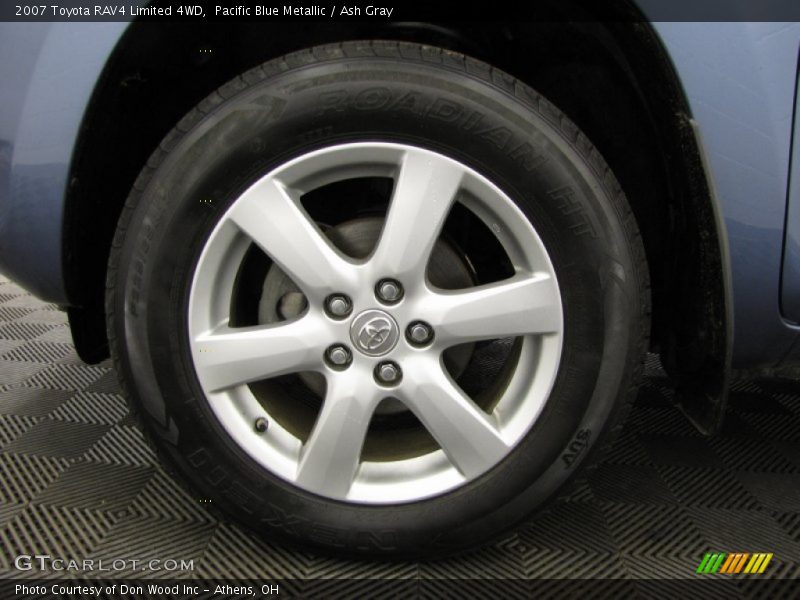 Pacific Blue Metallic / Ash Gray 2007 Toyota RAV4 Limited 4WD
