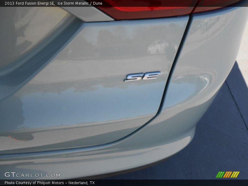 Ice Storm Metallic / Dune 2013 Ford Fusion Energi SE