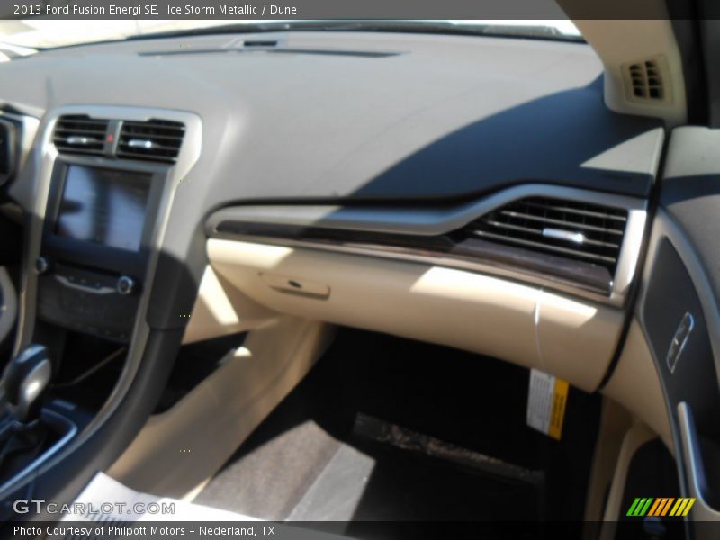 Ice Storm Metallic / Dune 2013 Ford Fusion Energi SE