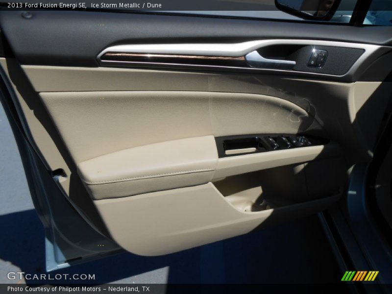 Ice Storm Metallic / Dune 2013 Ford Fusion Energi SE