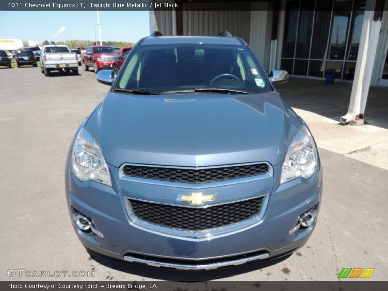 Twilight Blue Metallic / Jet Black 2011 Chevrolet Equinox LT