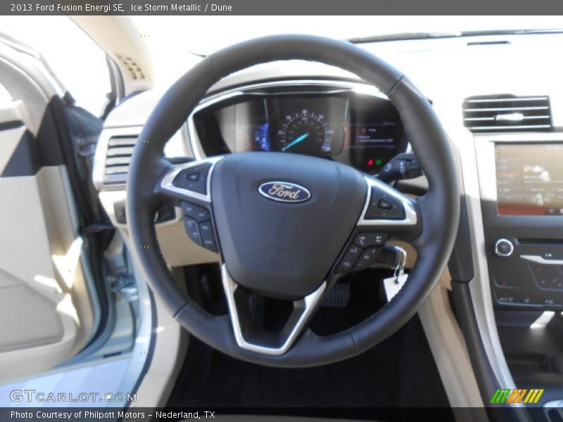  2013 Fusion Energi SE Steering Wheel