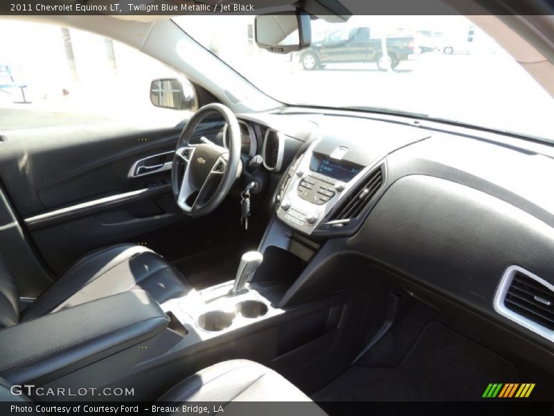Twilight Blue Metallic / Jet Black 2011 Chevrolet Equinox LT