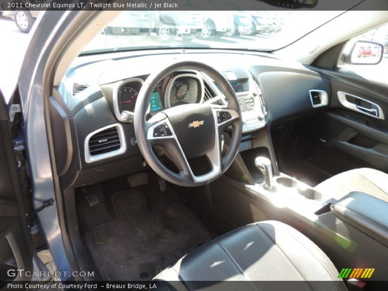 Twilight Blue Metallic / Jet Black 2011 Chevrolet Equinox LT