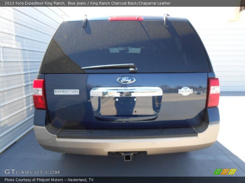 Blue Jeans / King Ranch Charcoal Black/Chaparral Leather 2013 Ford Expedition King Ranch