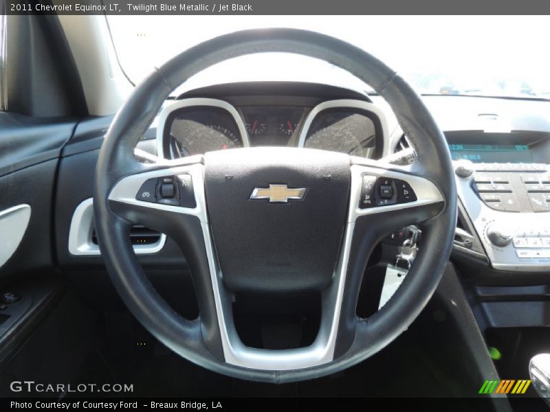Twilight Blue Metallic / Jet Black 2011 Chevrolet Equinox LT