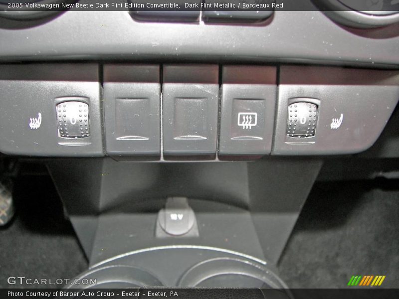 Dark Flint Metallic / Bordeaux Red 2005 Volkswagen New Beetle Dark Flint Edition Convertible