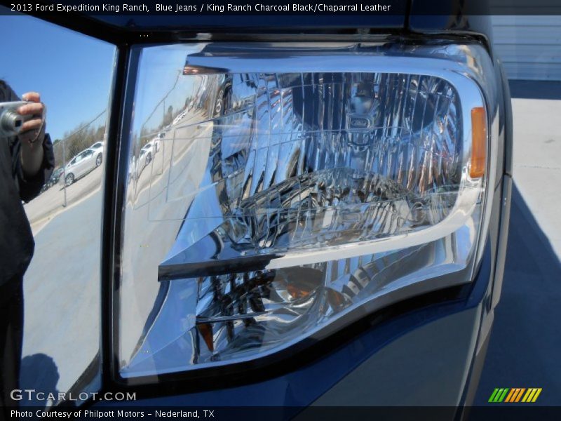 Blue Jeans / King Ranch Charcoal Black/Chaparral Leather 2013 Ford Expedition King Ranch