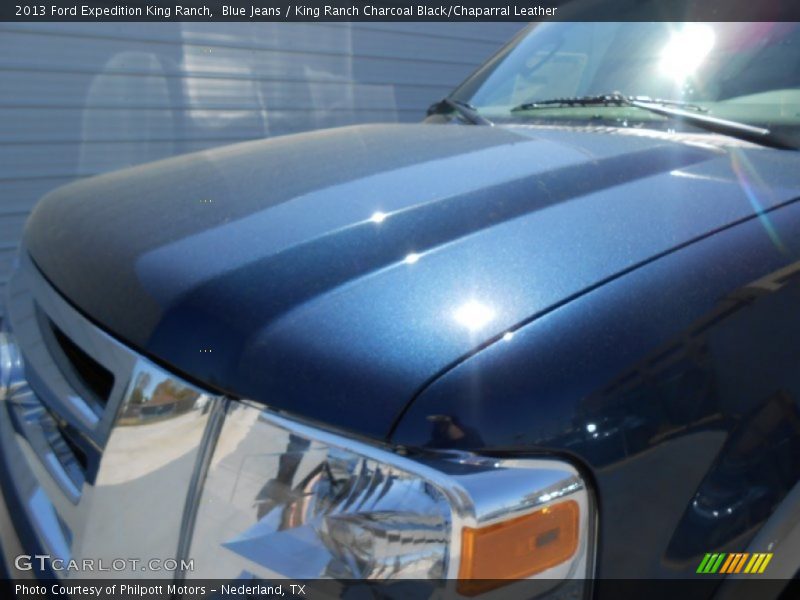 Blue Jeans / King Ranch Charcoal Black/Chaparral Leather 2013 Ford Expedition King Ranch