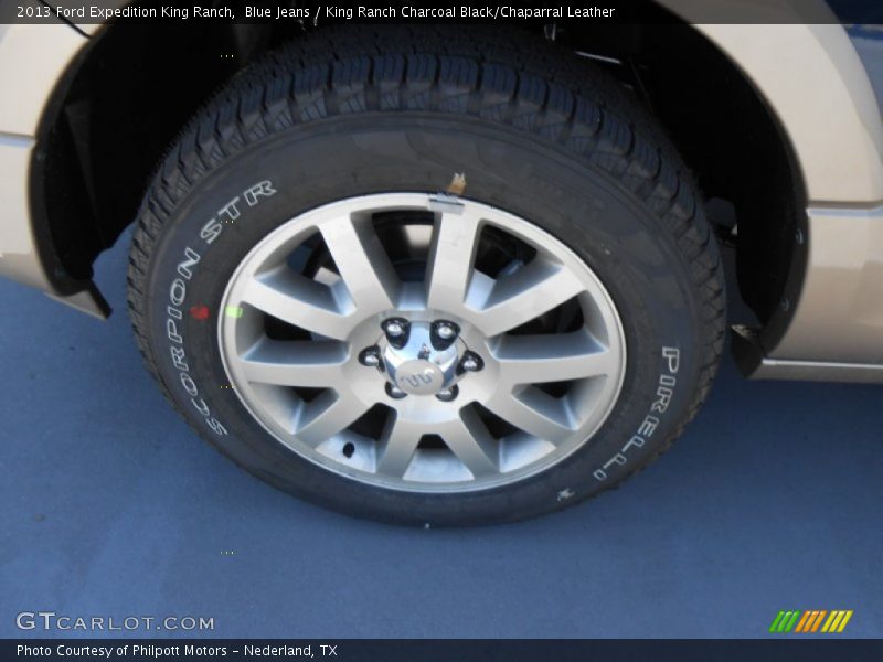 Blue Jeans / King Ranch Charcoal Black/Chaparral Leather 2013 Ford Expedition King Ranch