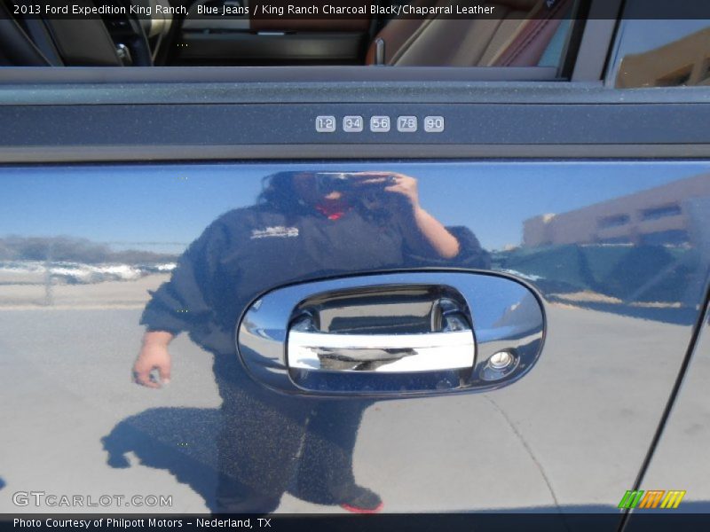 Blue Jeans / King Ranch Charcoal Black/Chaparral Leather 2013 Ford Expedition King Ranch