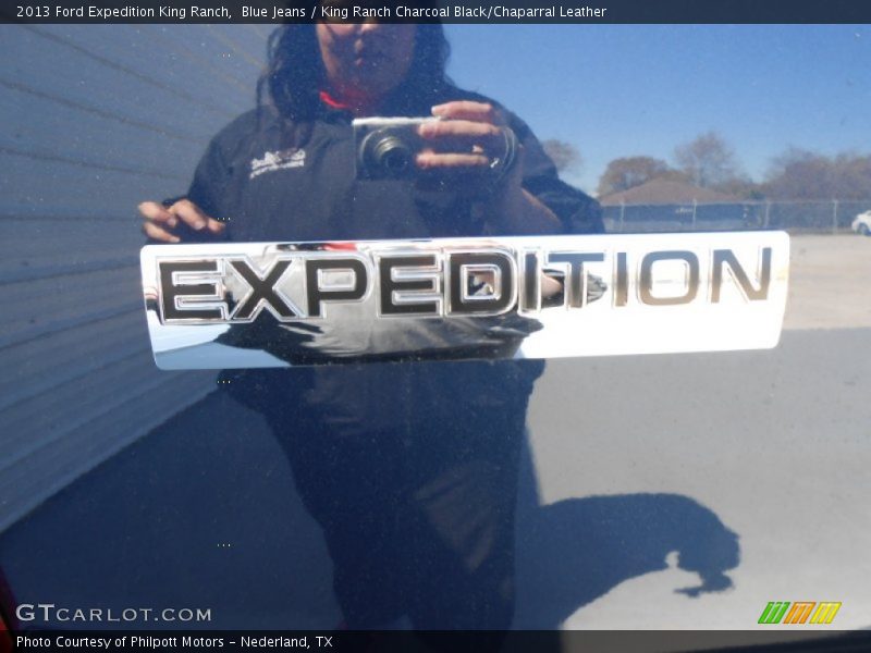 Blue Jeans / King Ranch Charcoal Black/Chaparral Leather 2013 Ford Expedition King Ranch