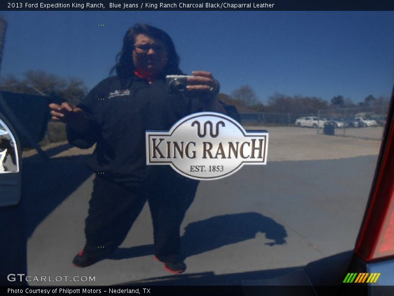 Blue Jeans / King Ranch Charcoal Black/Chaparral Leather 2013 Ford Expedition King Ranch