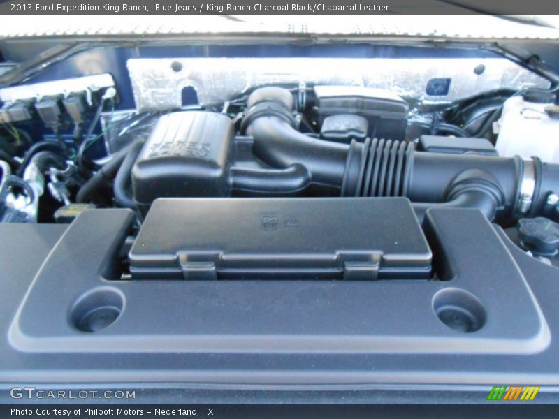 Blue Jeans / King Ranch Charcoal Black/Chaparral Leather 2013 Ford Expedition King Ranch