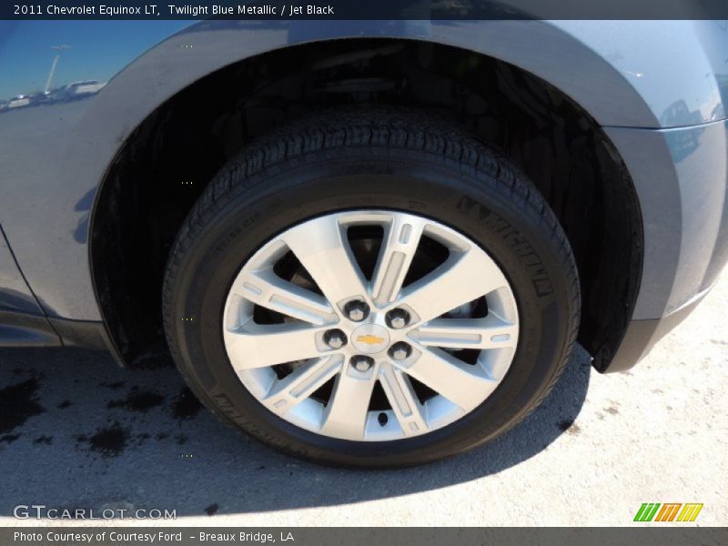 Twilight Blue Metallic / Jet Black 2011 Chevrolet Equinox LT