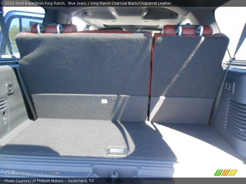 Blue Jeans / King Ranch Charcoal Black/Chaparral Leather 2013 Ford Expedition King Ranch