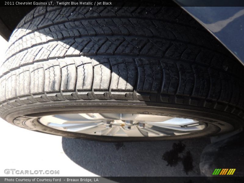Twilight Blue Metallic / Jet Black 2011 Chevrolet Equinox LT