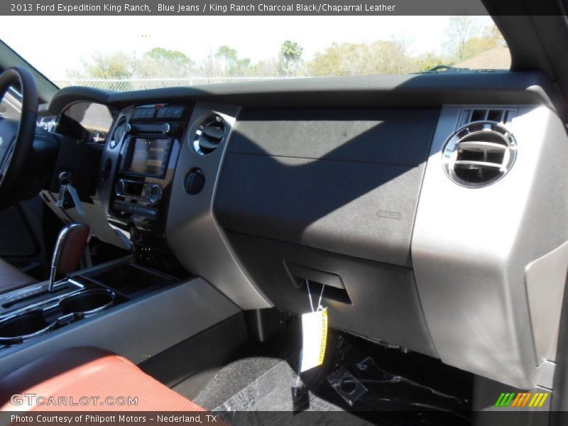 Blue Jeans / King Ranch Charcoal Black/Chaparral Leather 2013 Ford Expedition King Ranch