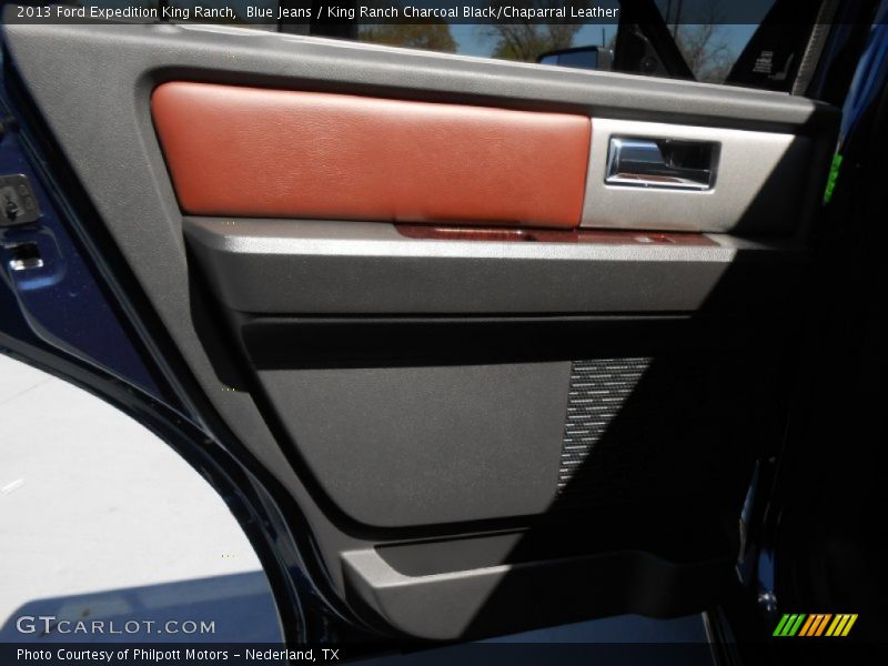 Blue Jeans / King Ranch Charcoal Black/Chaparral Leather 2013 Ford Expedition King Ranch