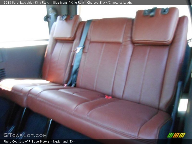 Blue Jeans / King Ranch Charcoal Black/Chaparral Leather 2013 Ford Expedition King Ranch
