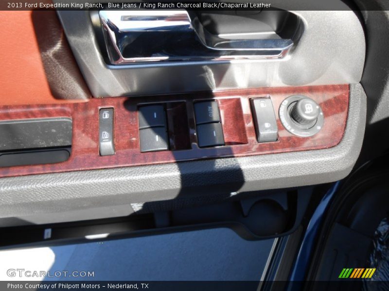 Blue Jeans / King Ranch Charcoal Black/Chaparral Leather 2013 Ford Expedition King Ranch