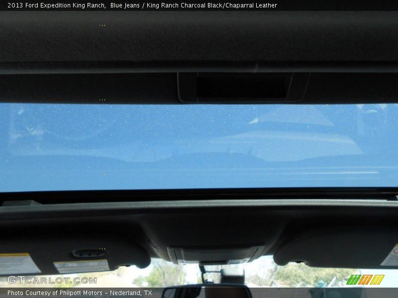 Blue Jeans / King Ranch Charcoal Black/Chaparral Leather 2013 Ford Expedition King Ranch
