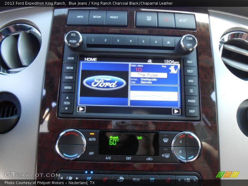 Blue Jeans / King Ranch Charcoal Black/Chaparral Leather 2013 Ford Expedition King Ranch