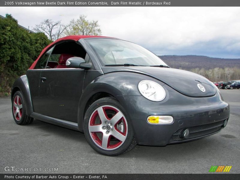 Dark Flint Metallic / Bordeaux Red 2005 Volkswagen New Beetle Dark Flint Edition Convertible